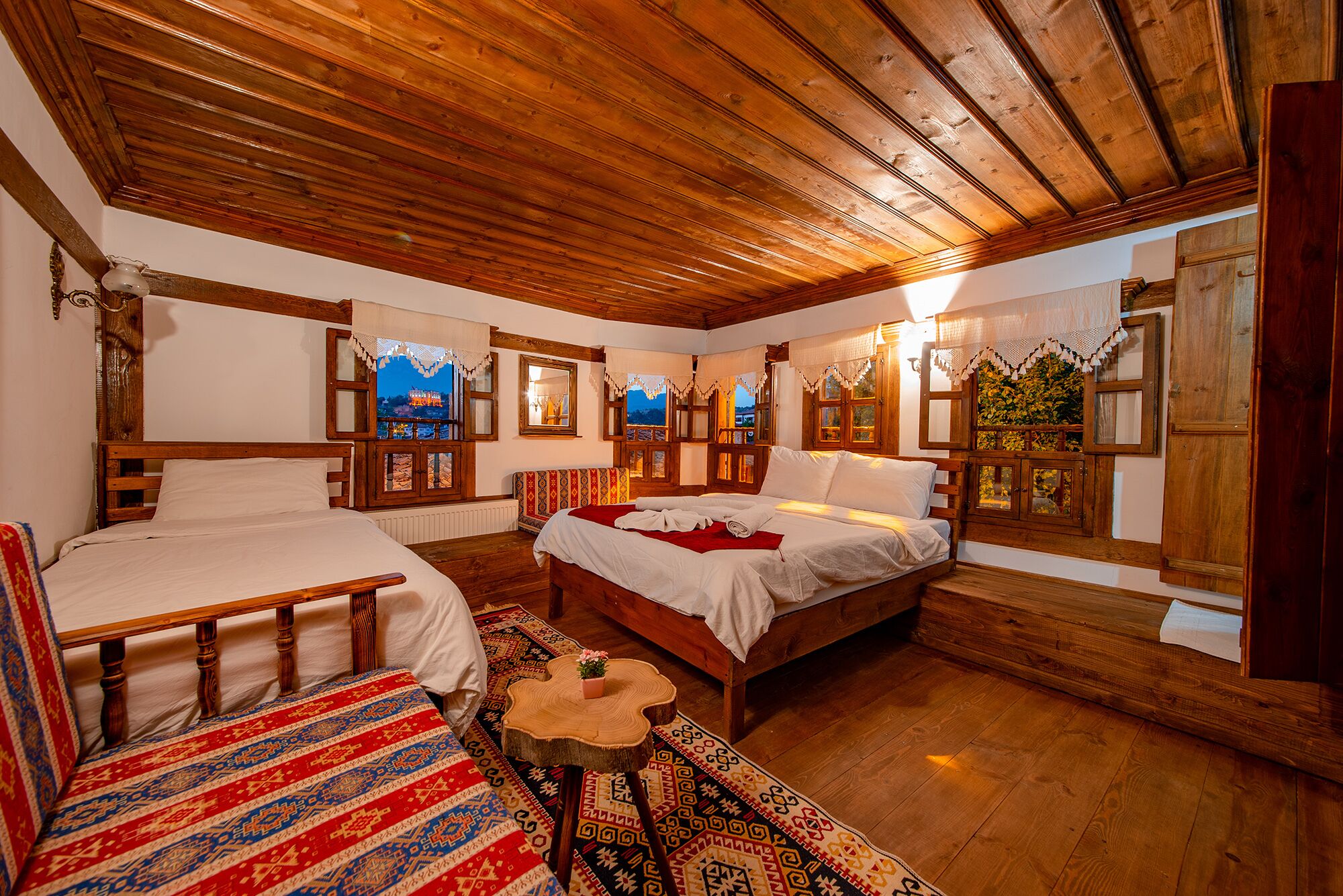 triple room  | premium bedding, blackout curtains, soundproofing, free wifi