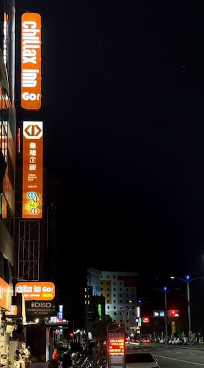 Front of property – evening/night