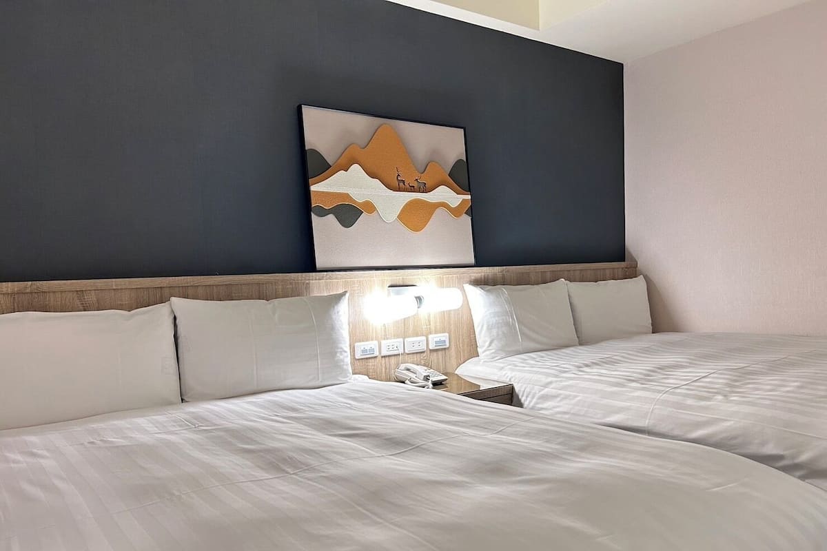 Chambre Quadruple Standard, 2 lits doubles