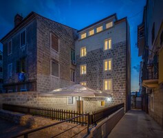 Front of property - evening/night