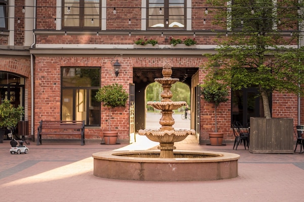 Blick auf den Garten