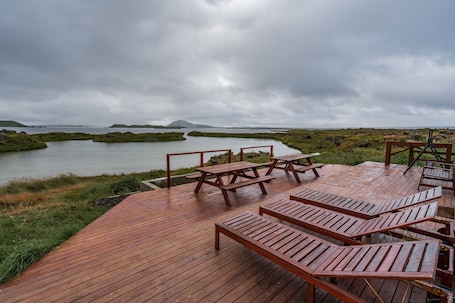 Sun deck. Dimmuborgir Guesthouse