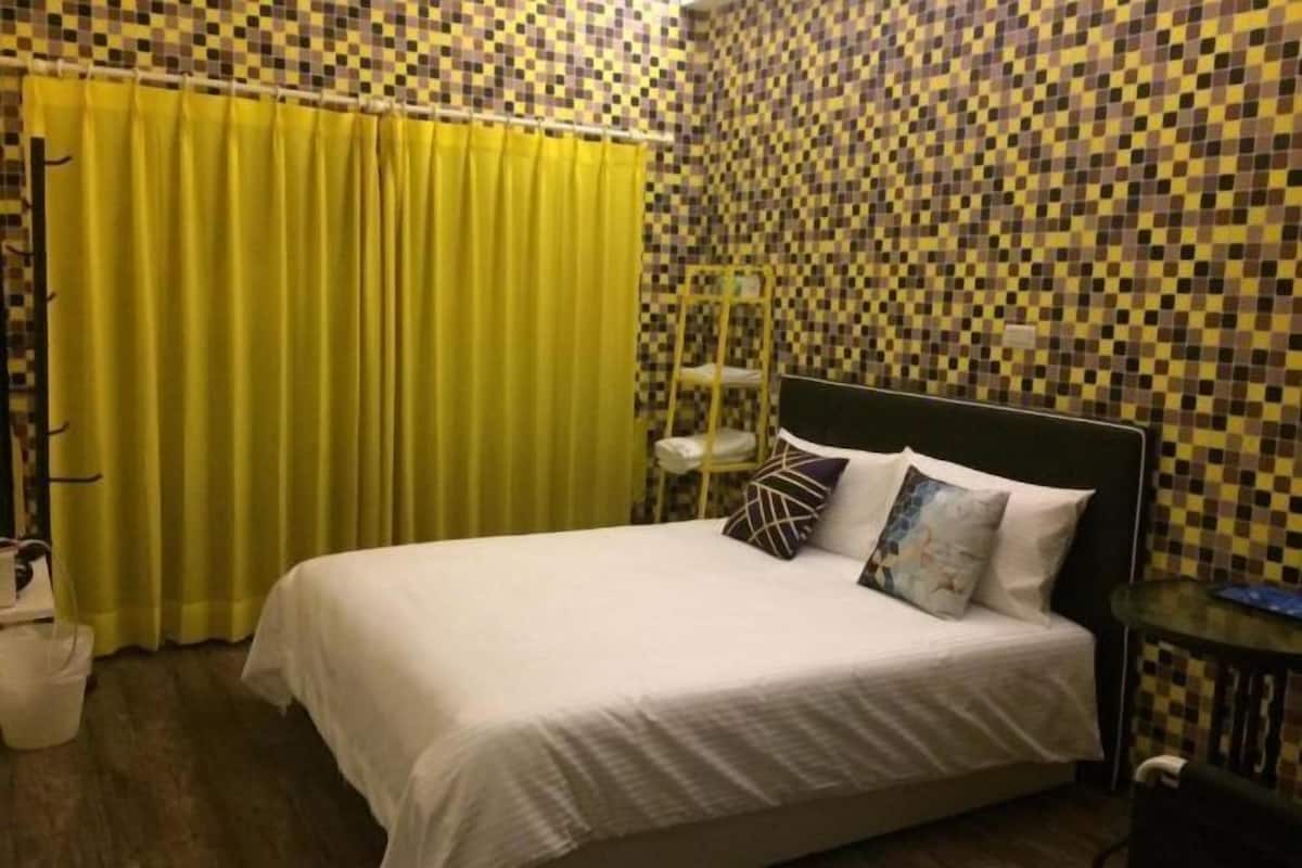 Individually decorated, individually furnished, desk, blackout curtains