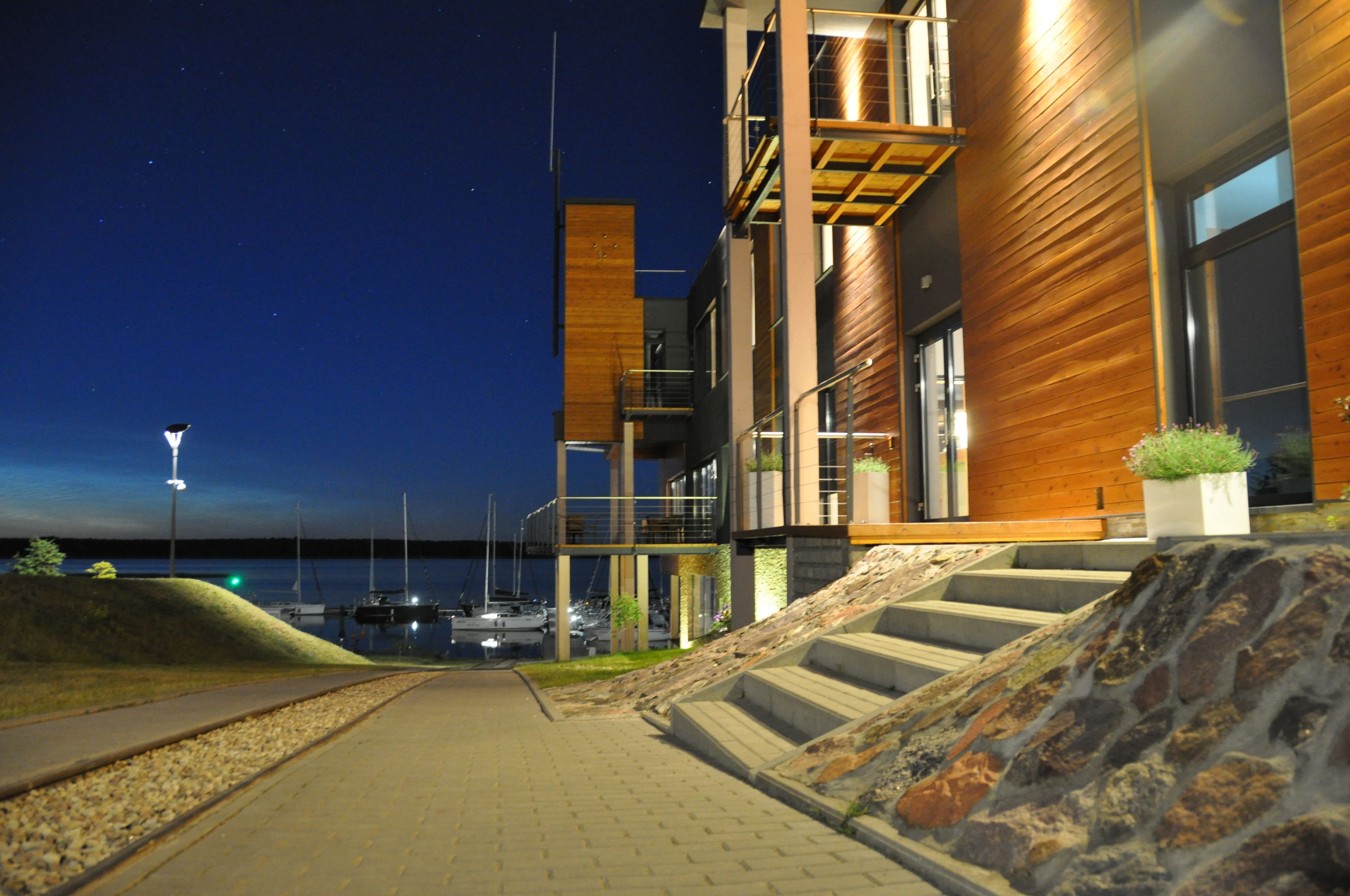 Majoituspaikan julkisivu