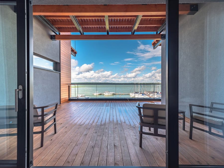 Superior Apartment, Balcony, Lake View | Terrace/patio