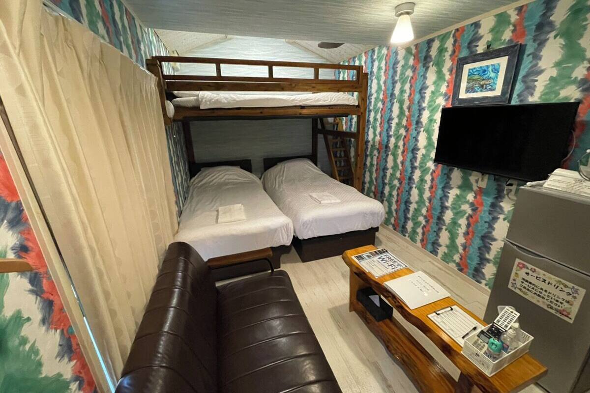 1 chambre, bureau, Wi-Fi gratuit, draps fournis