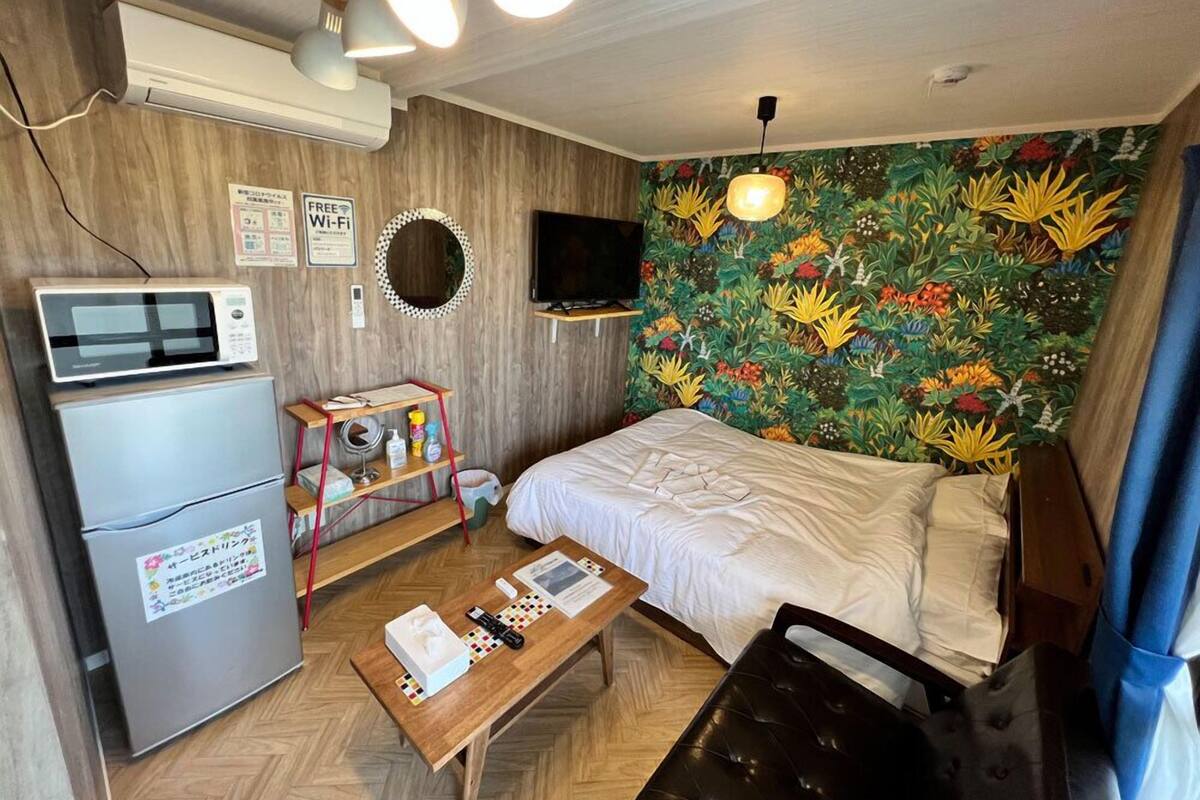 1 chambre, bureau, Wi-Fi gratuit, draps fournis