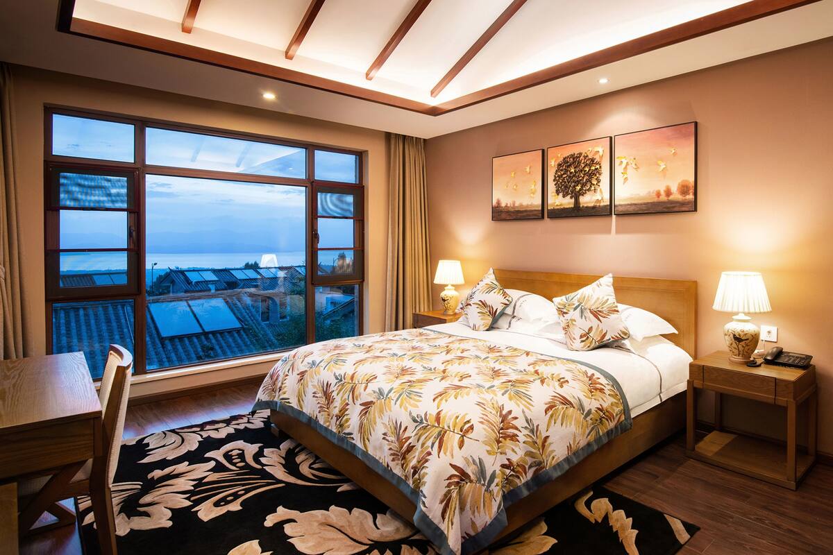 Premium bedding, individually decorated, desk, blackout curtains