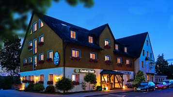 Front of property - evening/night