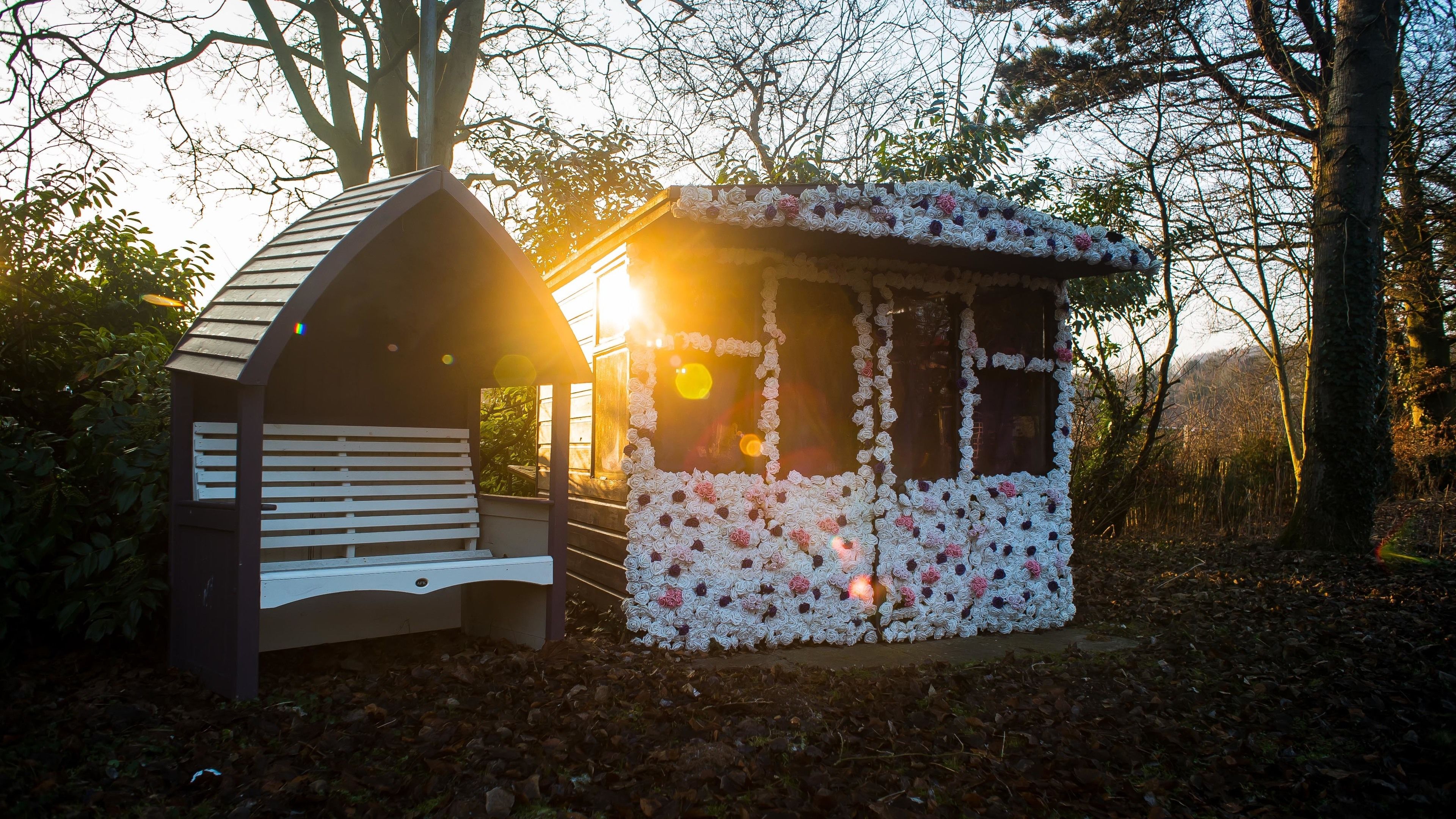 Zona para bodas al aire libre