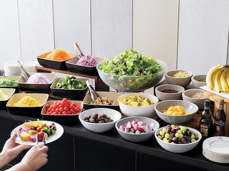 Daily buffet breakfast for a fee. Hotel Hankyu RESPIRE OSAKA