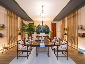 Sala de estar en el lobby