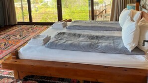 Chambre majestueuse double, vue sur la mer (Double) | Literie de qualité, coffre-fort pour ordinateur portable, bureau