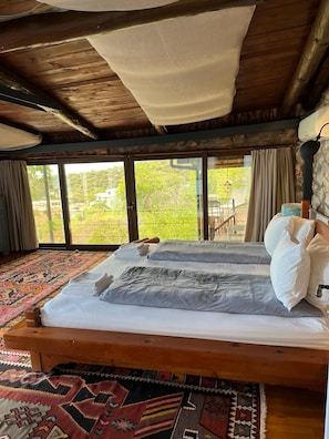 Habitación doble Grand, vista al mar (Double) | Ropa de cama de alta calidad y caja de seguridad en la habitación