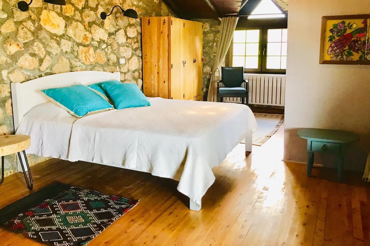 Deluxe tweepersoonskamer, uitzicht op zee (Triple) | 6 slaapkamers, luxe beddengoed, een kluis op de kamer
