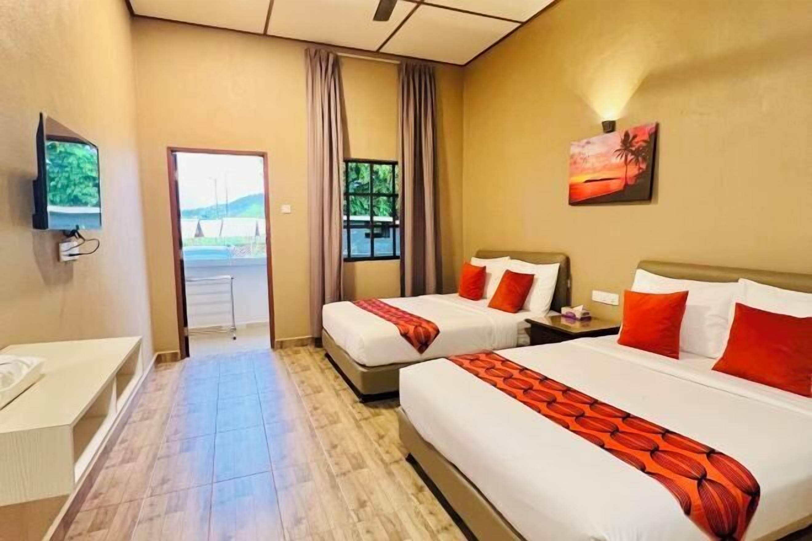 Minibar, desk, iron/ironing board, rollaway beds