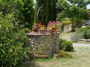 Property grounds - CHARMING APARTMENT WITH SWIMMING POOL 35 KM FLORENCE, 20 KM SIENA, 12 KM CHIANTI (Monteriggioni)