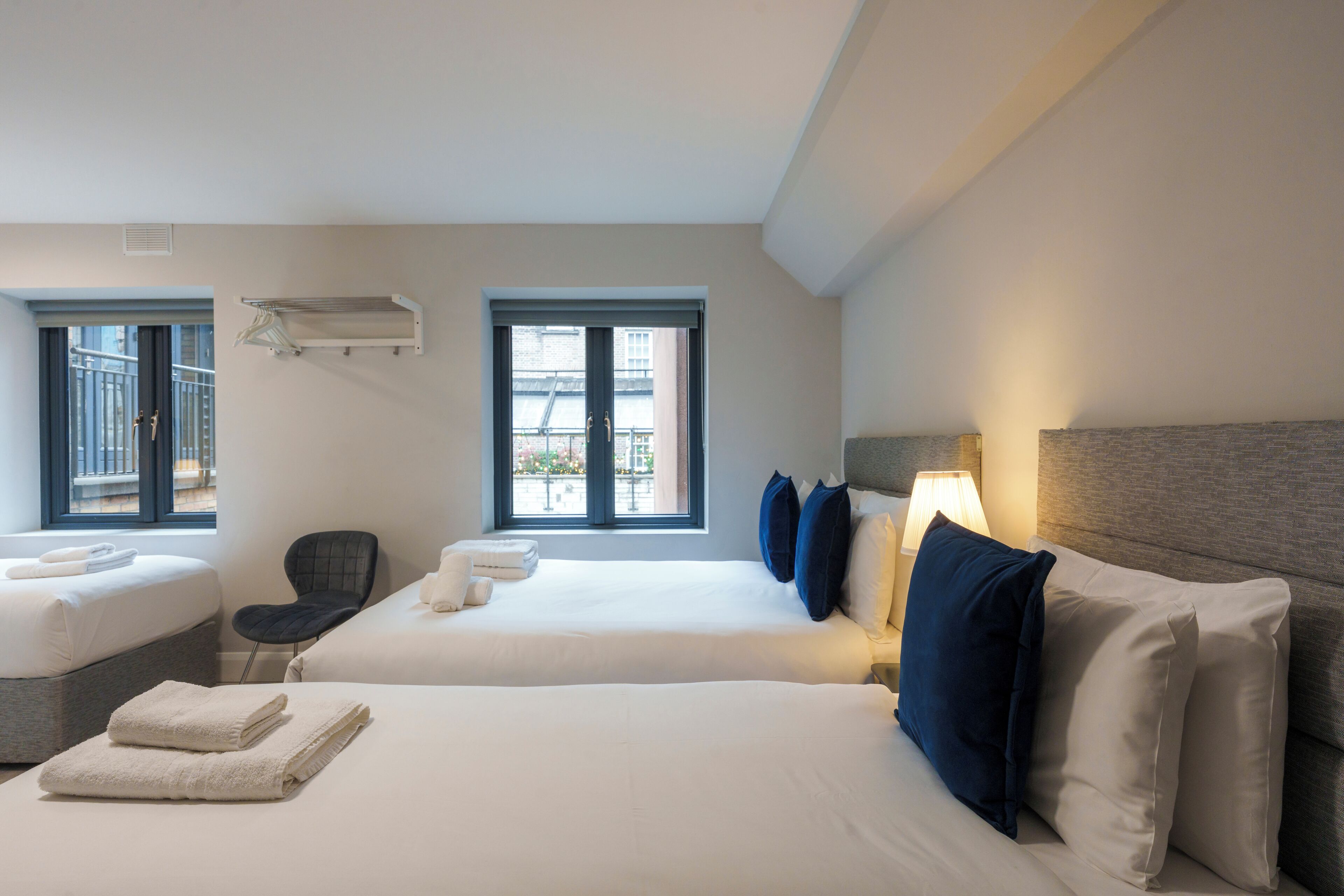 Quadruple Room, 1 Double & 2 Twin Beds | Free WiFi, bed sheets