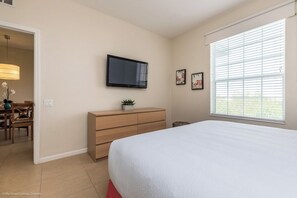 Comfy Bedroom for restorative sleep after a fund day out