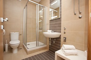 Studio (2 Adults) | Bathroom | Shower, free toiletries, hair dryer, towels - Boutique Apartments 360 (Belgrade)