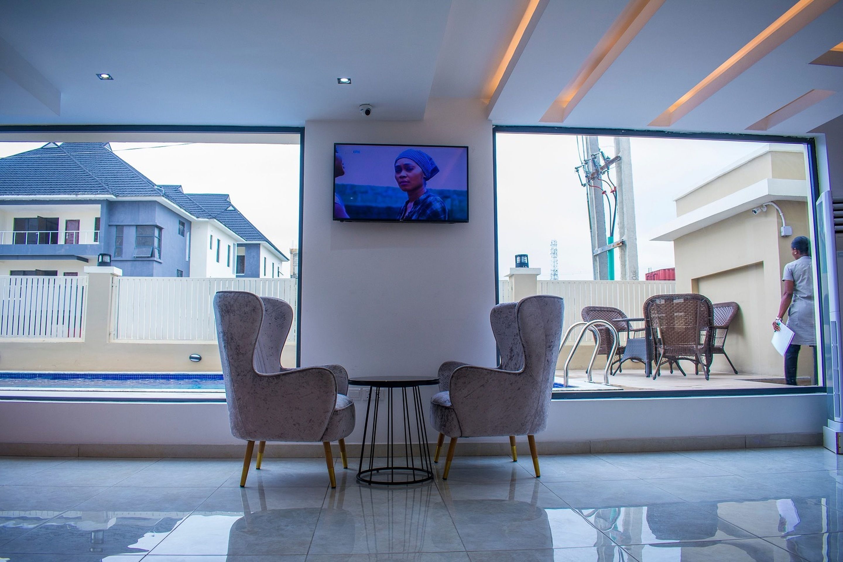 Lobby sitting area