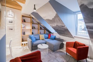 Estúdio executivo | Área de estar | TV de tela plana