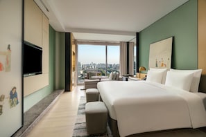 Deluxe kamer, 1 kingsize bed (Executive King Room) | 1 slaapkamer, luxe beddengoed, een minibar, een kluis op de kamer