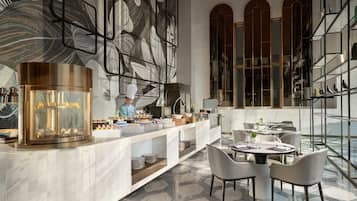 3 Restaurants, Frühstück, Mittagessen, Abendessen, chinesische Küche