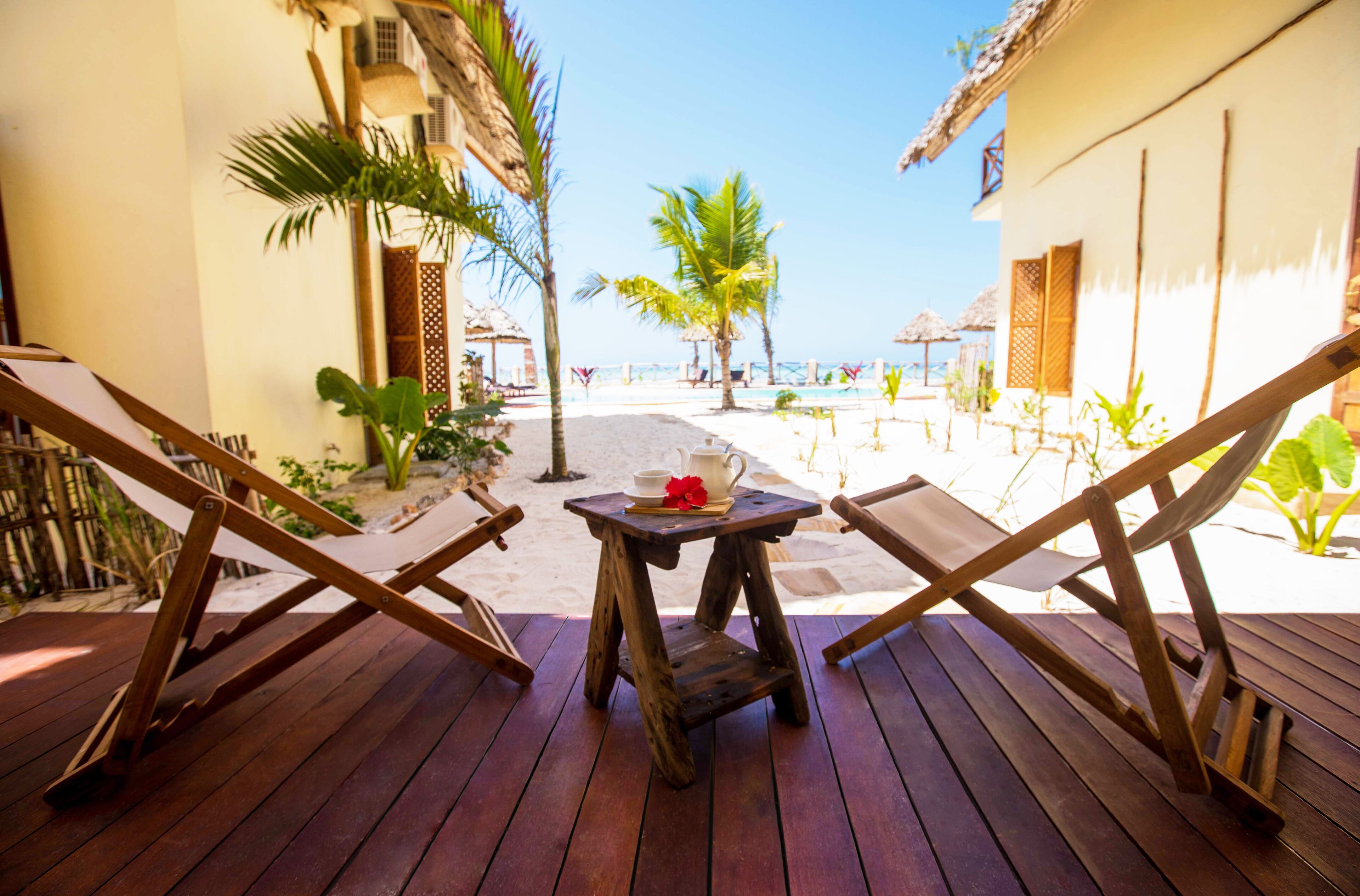 Biệt thự Deluxe, nhiều giường, bếp nhỏ, quang cảnh biển | Quang cảnh từ phòng