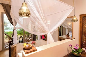 Superior Villa, 1 King Bed with Sofa bed, Kitchenette, Ocean View | Premium bedding, pillow-top beds, free minibar, in-room safe