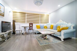 One Large Bedroom Apartment | Living room