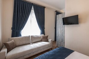 Studio Classic - 1 queensize-säng med bäddsoffa | Vardagsrum