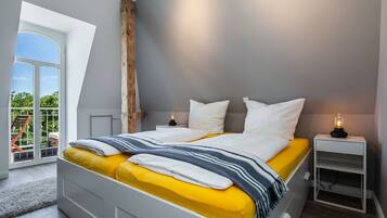 Apartemen (Romina) | Tirai kedap cahaya, tempat tidur bayi (biaya tambahan), dan Wi-Fi gratis