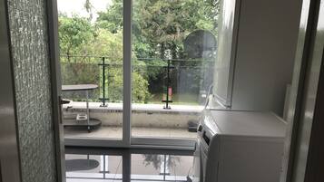 Uitzicht vanuit de kamer