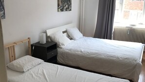 Appartement | Een strijkplank/strijkijzer, extra bedden, gratis wifi, beddengoed