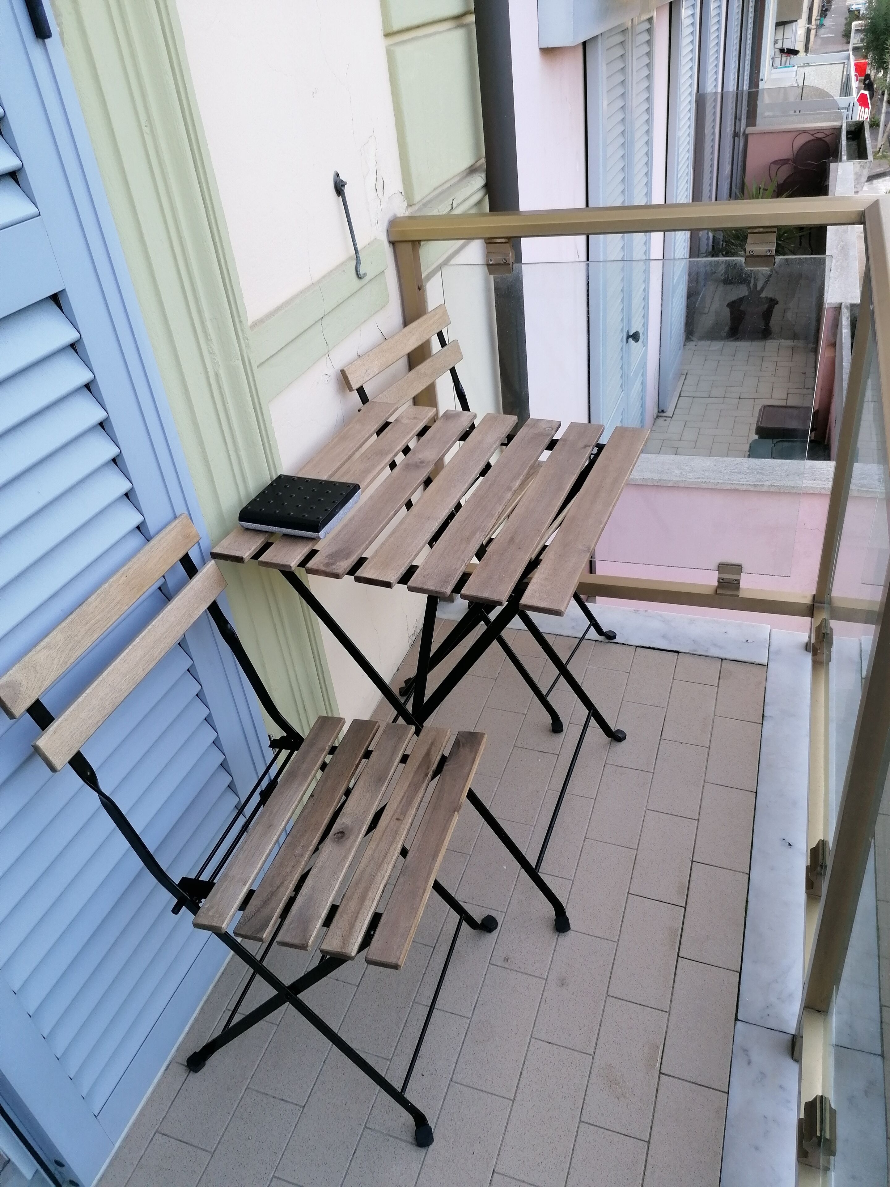 triple room, balcony, park view | terrace/patio