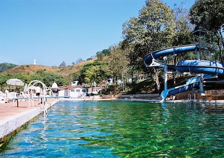 Indoor pool, 5 outdoor pools, open 7:00 AM to 6:00 PM, pool umbrellas. Hotel Termópolis