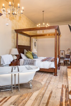 Chambre Double Signature, 1 lit double (Top Notch) | Draps en coton égyptien, literie de qualité supérieure