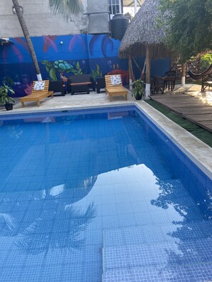 Outdoor pool - Posada Luna (Tamanique)