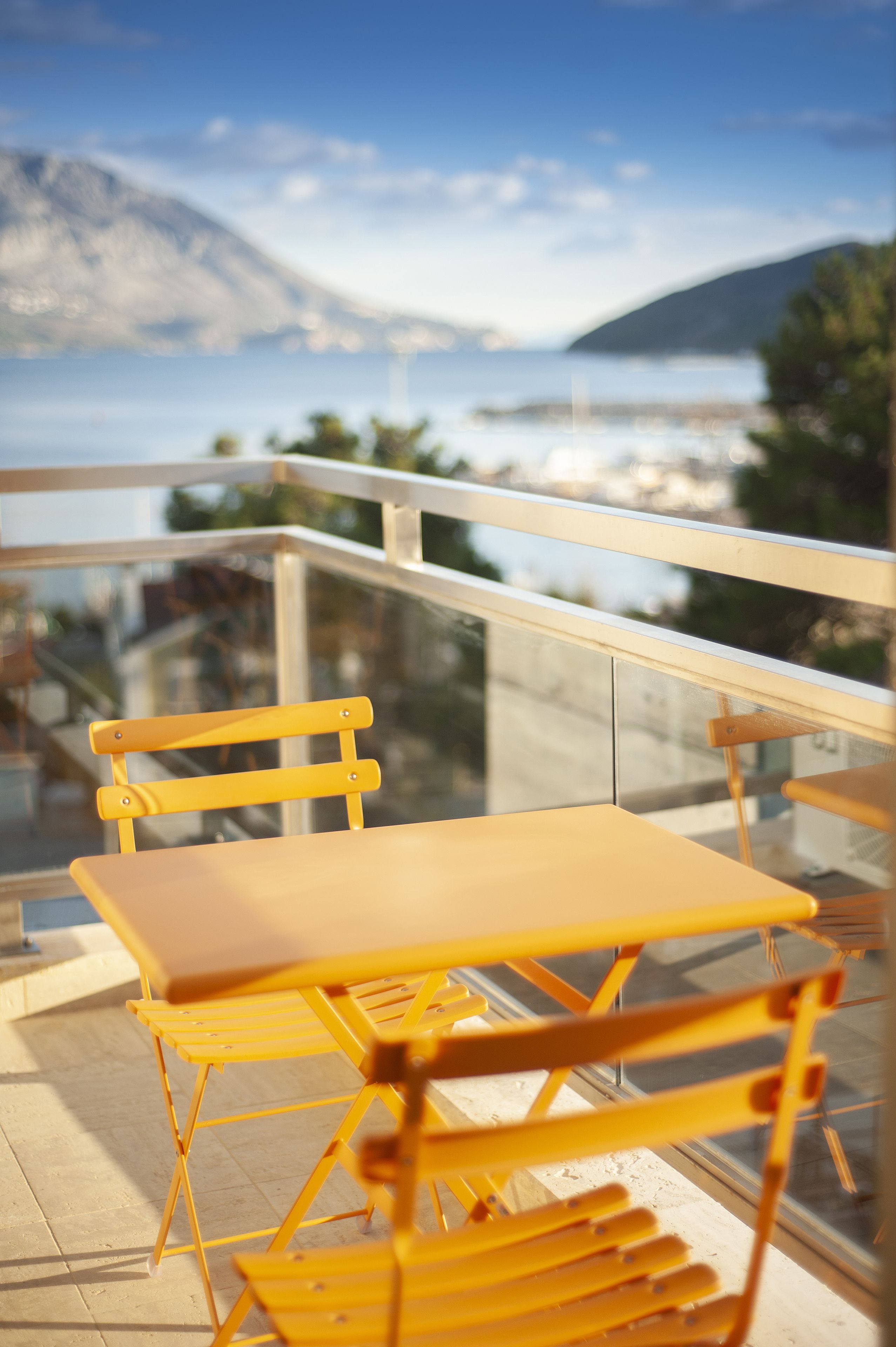 deluxe room, partial sea view | view from room