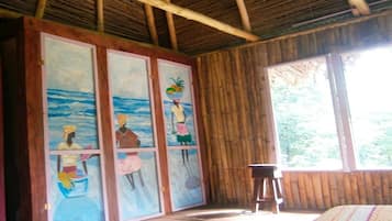 Basic Cabin, 1 Double Bed, Beach View | Lake view