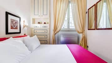 1 Schlafzimmer, BĂŒgeleisen/BĂŒgelbrett, WLAN, BettwĂ€sche