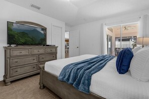 3 bedrooms, iron/ironing board, WiFi, bed sheets