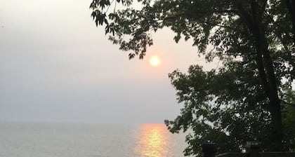 Cabine au bord du lac Grand Beach