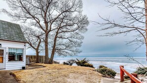 Cottage, 3 Bedrooms, Beach View, Beachside | Beach/ocean view - Beach front Blue Lagoon cottage (Fort Erie)