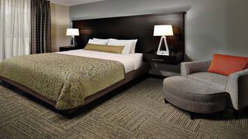Suite, 1 King Bed, Kitchen | In-room safe, desk, iron/ironing board, free cots/infant beds