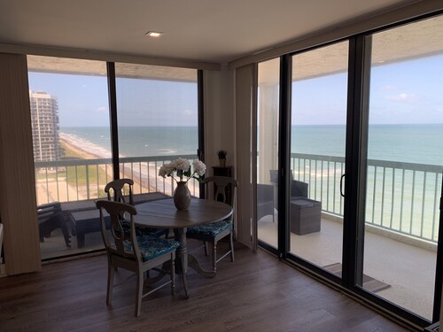 Oceanfront sunrise from the front balcony and sunset from the 2nd balcony!