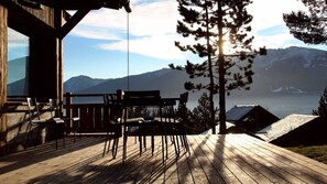 Outdoor dining - Chalet D'en Haut Hameau Granges (Bolquère)