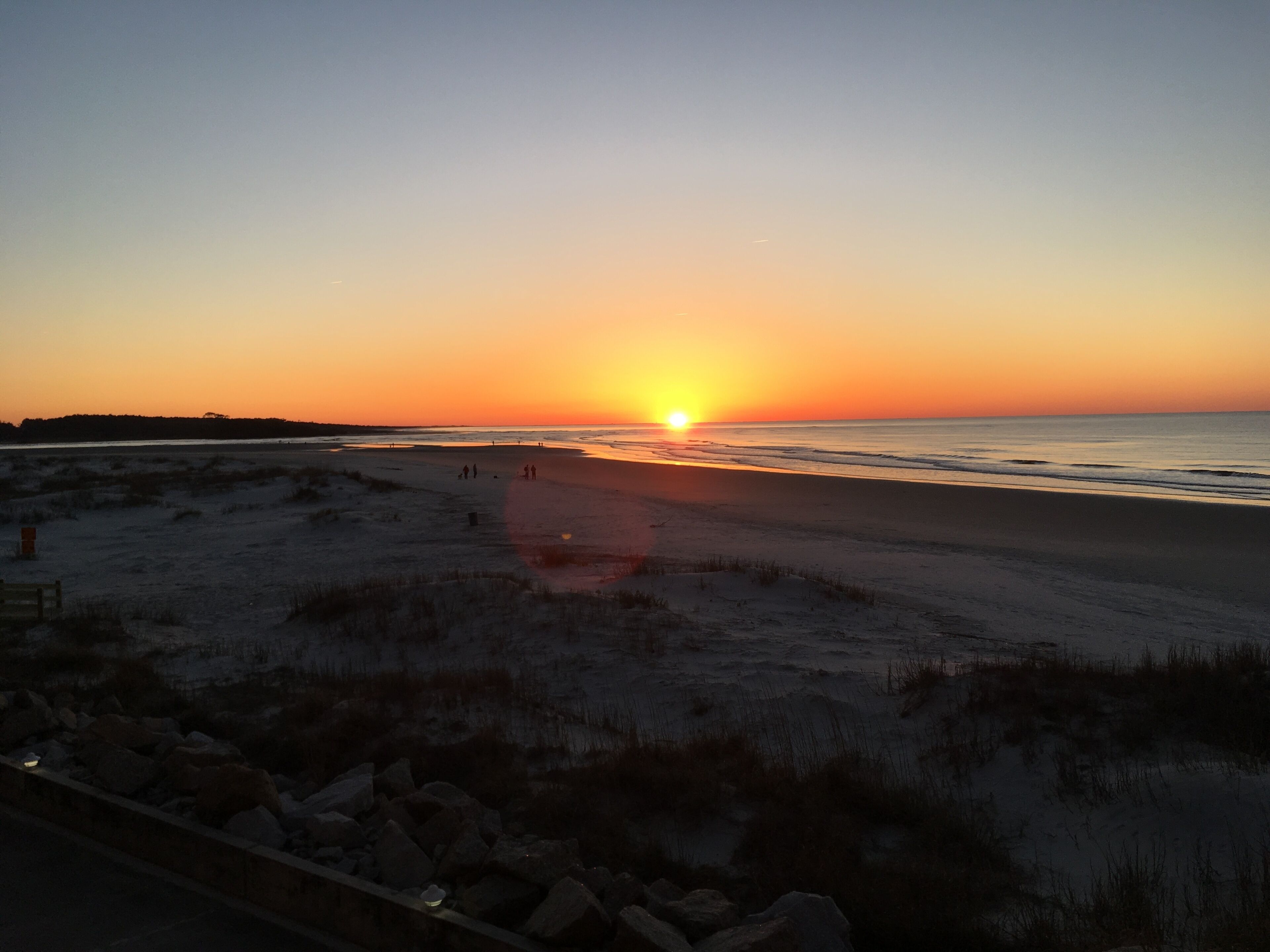 Beautiful sunrises and sunsets right from the balcony & living room side window.