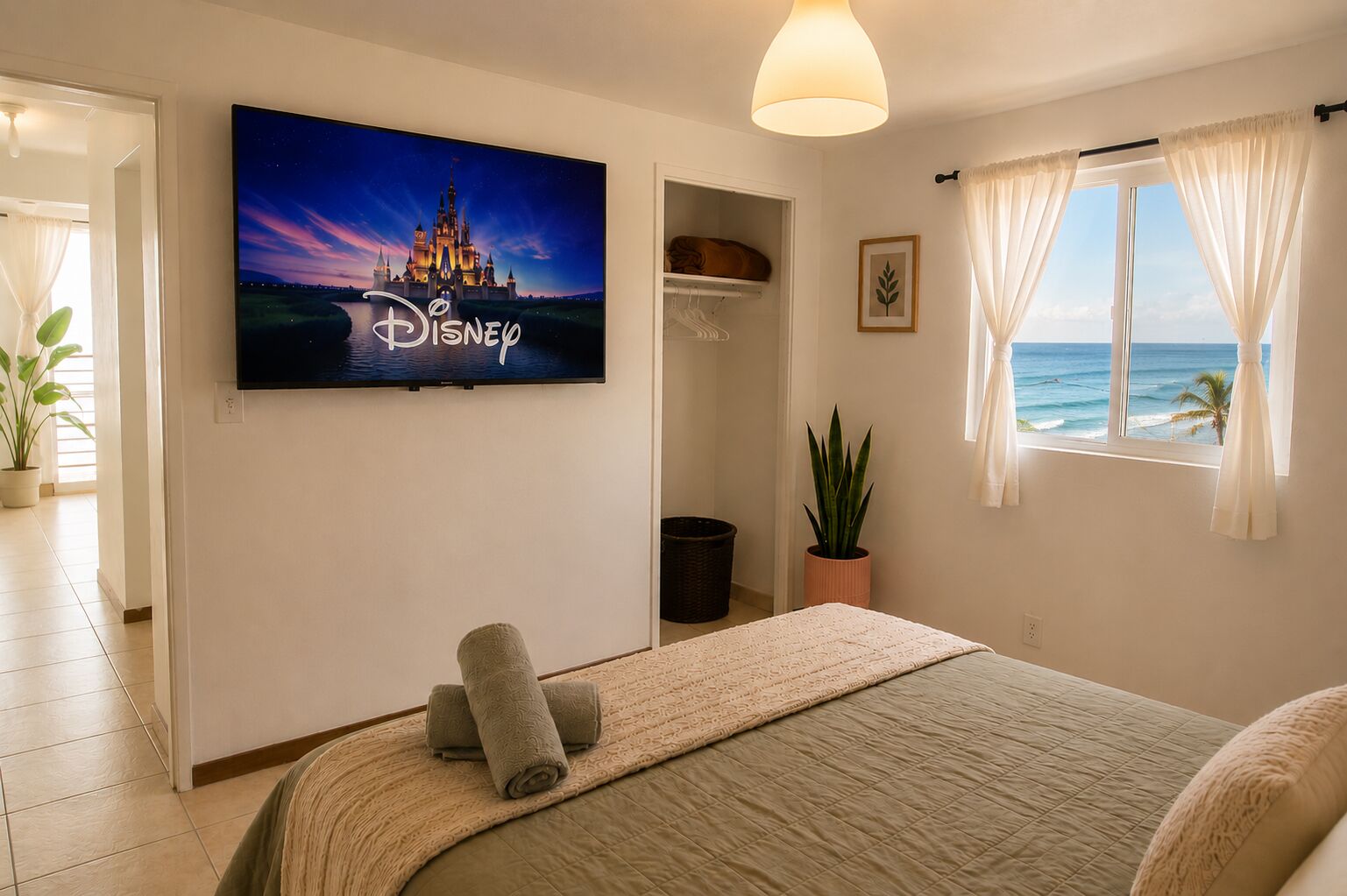 1 bedroom, iron/ironing board, free WiFi, bed sheets